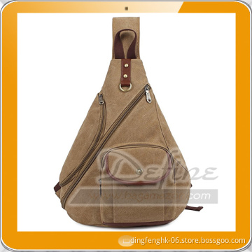 Vintage High Density Sturdy Canvas Chest Waist Packs Sling Bag